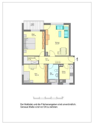 Demnächst frei! 3-Zimmer-Wohnung im EG mit Balkon!