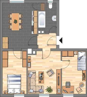3-Zimmer-Wohnung in Neustadt an der Weinstraße