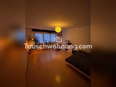 Tauschwohnung: Large 3 room with back patio, centrally located in Frankfurt