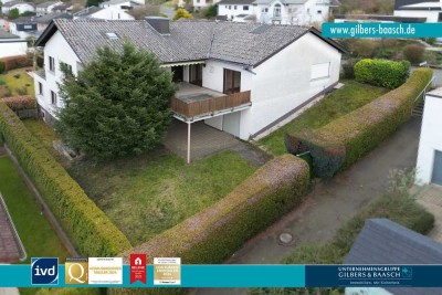 Mertesdorf: freistehendes Einfamilienhaus mit Einliegerwohnung, Garage und Garten