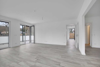 Neubau, sofort verfügbar I 2x Schlafzimmer I 26qm Balkon I 2x Stellplatz optional