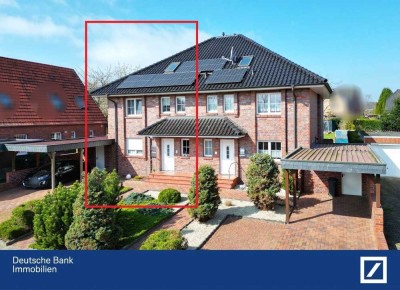 Doppelhaushälfte mit zwei separaten Wohnungen in ruhiger, aber zentraler Lage von Mettingen