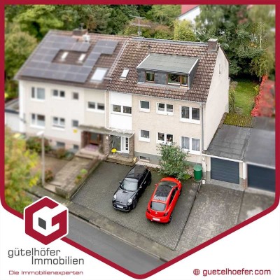 Solides und voll vermietetes Dreifamilienhaus mit Garten, Balkon und Garage in Rheinbacher Citylage