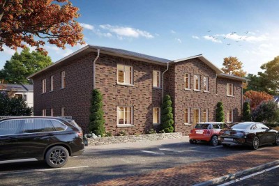 Erstbezug in Bruchhausen-Vilsen: Erdgeschoss 2-Zimmer-Wohnung mit 10,5 m² Terrasse