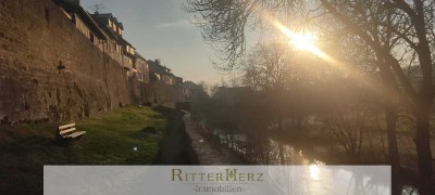Wohnen an der Stadtmauer! Historischer Charme - sanieren oder neu bebauen!