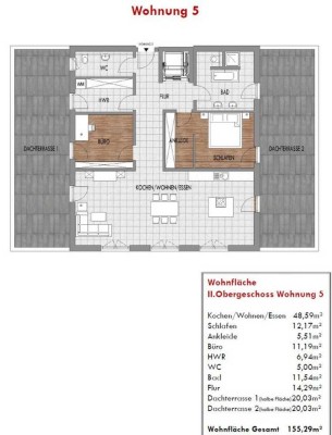 Neubau Penthouse Wohnung in Wernberg zu vermieten