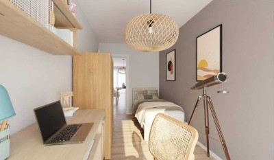 Barrierefreie Wohnung mit Blick zum Park