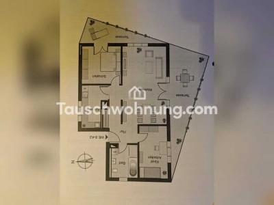 Tauschwohnung: Wunderschöne 3-Raum-Wohnung mitten in der Neustadt