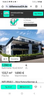 Luxuriöses Penthouse mit 4 Zimmern und Balkon in Waldburg