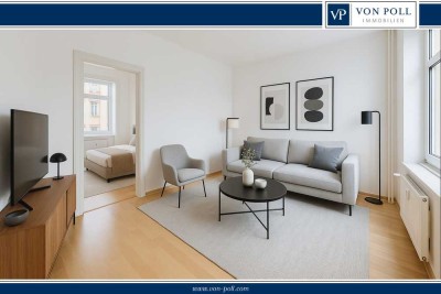 Einzigartige zwei-Zimmer-Wohnung im Stilaltbau nahe Berger Straße