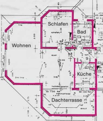 charmante 2 Zimmerwohnung mit Dachterrasse zu vermieten