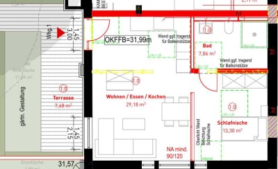 vollständig renovierte 2-Zimmer Wohnung in Rhede verfügbar