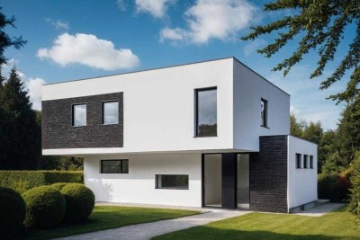 Individuell geplantes Einfamilienhaus mit Wärmepumpe