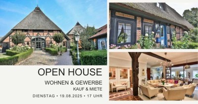 OPEN HOUSE am 19. August um 17 Uhr
