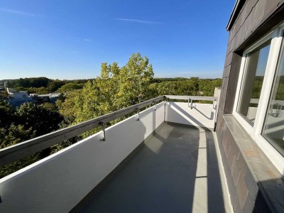 Frisch renovierte 3 Zimmerwohnungmit Balkon und Aussicht