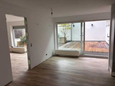 Exklusive 3,5-Zi.-Wohnung mit großer Dachterrasse im Herzen der Biberacher Altstadt
