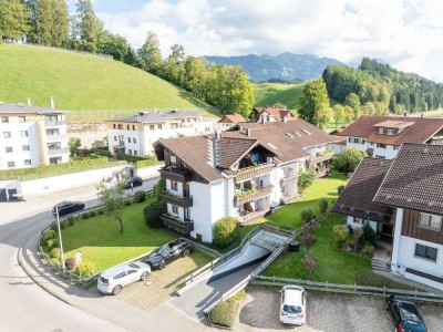 Helle 3-Zimmer-Wohnung im Allgäu mit Einbauküche und Tiefgaragenstellplatz