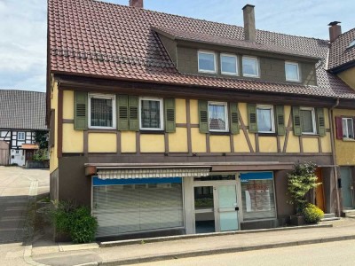 ++ Seltene Gelegenheit: Einzigartige Doppelhaushälfte mit integrierter Gewerbefläche ++
