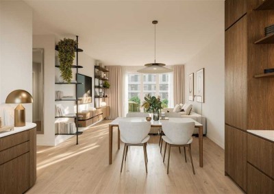 Wohnen mit Gemeinschaft und Aktivität: Neubau-2-Zimmer-Wohnung im neuen elyse Servicewohnen.