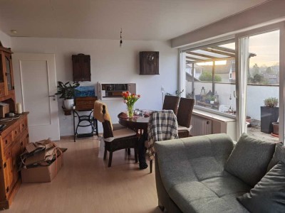 Helle Dachgeschoßwohnung mit tollem Ausblick