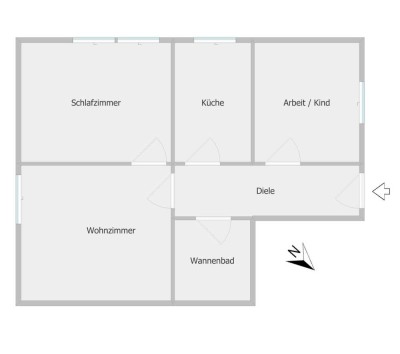 Tolle Wohnung + günstig + gemütlich + gepflegt