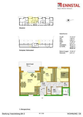 NEUBAU - Geförderte Mietwohnung mit Kaufoption in Vasoldsberg