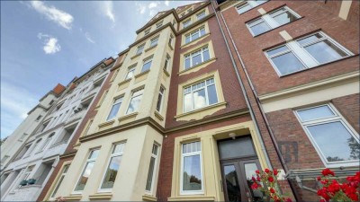 Hohe Decken, Weitblick, Innenstadt: Altbauwohnung in Bremerhaven