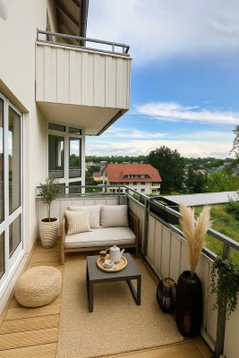 Einzigartiger Ausblick - Waldrandlage - 2,5 Zi.- Wohnung mit Balkon