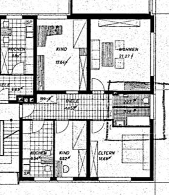 Helle 4-Zimmer Wohnung im EG mit Gartenmitbenutzung in Fischeln