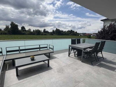 5-Zimmer Wohnung mit einzigartiger Terrasse in ruhiger und verkehrsgünstiger Lage