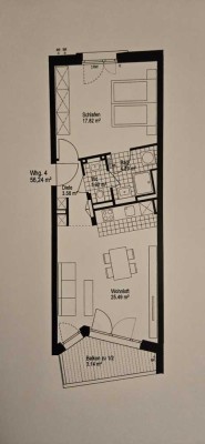 Erstbezug mit Balkon und Einbauküche: Stilvolle 2-Zimmer-Wohnung mit geh. Innenausstattung