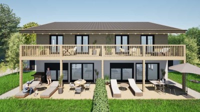 Exklusives Neubauprojekt in Übersee Feldwies – Doppelhaushälfte in Bestlage