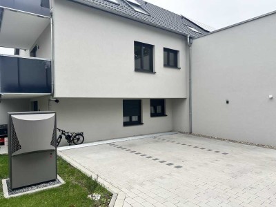 Neubau;  Stilvolle 3-Zimmer-Wohnung mit Balkon in Sinsheim zu vermieten.