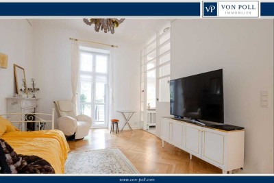 Top sanierte Erdgeschosswohnung in Stilaltbau mit Balkon und Innenhof