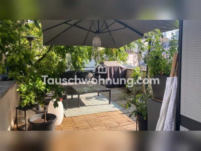 Tauschwohnung: 3-Zimmer-Wohnung mit großer Dachterrasse im 1. OG im Nordend