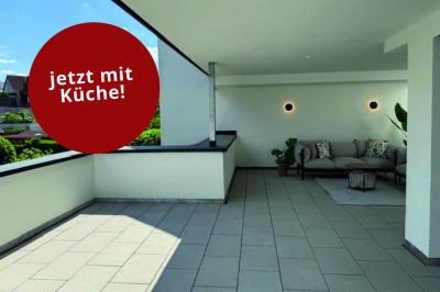 Neubau-Wohnung in Ostfildern  I mit Küche I Wohlfühlen in 4,5 Zimmern I tolle Sonnenterrasse