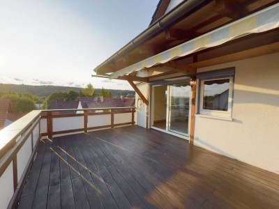 Luxuriöse Maisonette-Wohnung mit Weitblick!