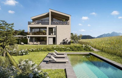 122 m² große 4-Zimmer Wohnung mit Südterrasse in Ruhelage (Top 4)