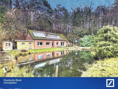 Freistehendes Einfamilienhaus auf Naturgrundstück mit unverbautem Blick in Bispingen / Hützel