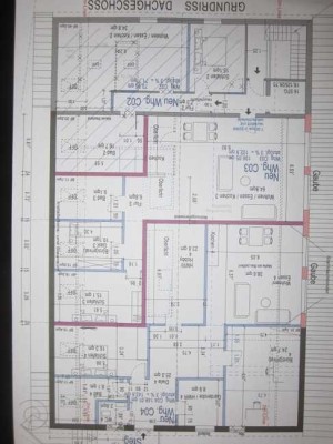 Neubau Ausbau des Dachgeschosses 2-Zimmer DG-Wohnung mit Gartenanteil Whg. CO2