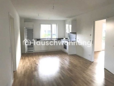 Tauschwohnung: Wohnung mit Garten und Tiefgaragenstellplätzen