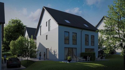 Neubau DHH im Homberg Ohm in KfW 40