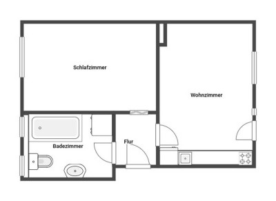 Barrierearme 2-Zimmer-Wohnung mit Balkon in begehrter Lage von Magdeburg