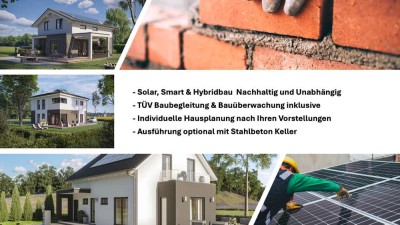 Energiesparend Bauen in massiver Hybrid- Bauweise - Effizienzhaus KfW 40