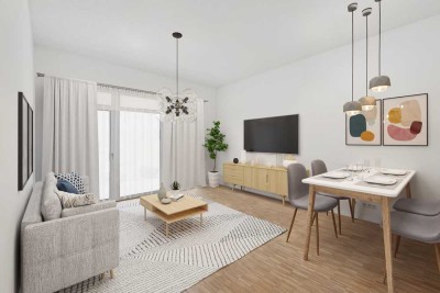 Familienoase: 4-Zimmer-Wohnung mit 2 Bädern