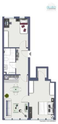 Helle und gut geschnittene 3,5 Zi.-Wohnung in Gelsenkirchen!