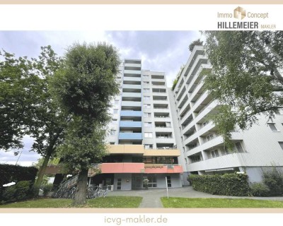 Bezugsfreie 2-Zimmer-Wohnung mit Balkon und offener Küche in Köln-Junkersdorf