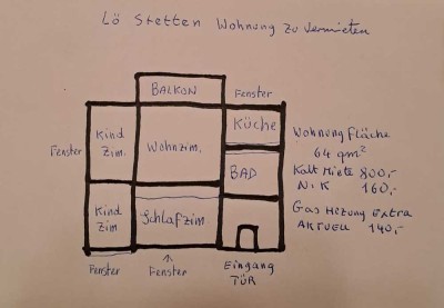 Wohnung zur WG-Neugründung in zentraler Lage Lörrach-Stetten