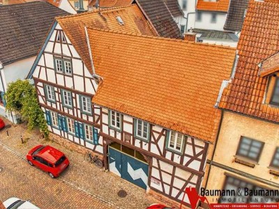 Chamantes Fachwerkhaus im Altstadtkern von Groß-Umstadt **PROVISIONSFREI**