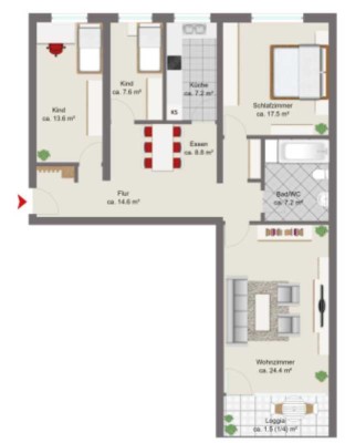 Vorankündigung: Stilvolle 4-Raum-Wohnung mit gehobener Innenausstattung mit EBK in Wolfratshausen